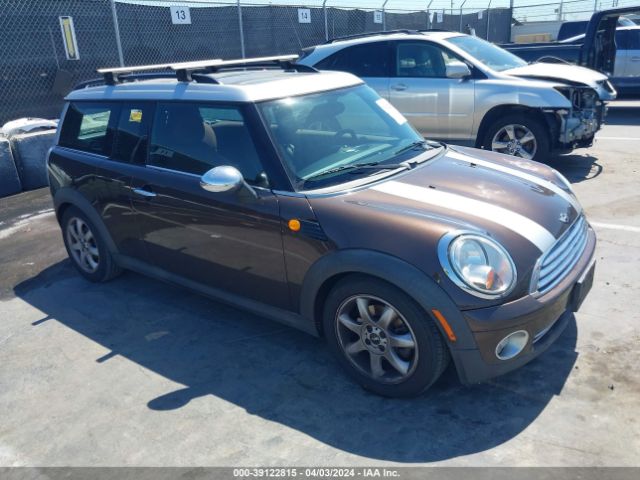 2009 MINI COOPER CLUBMAN WMWML33549TN69265