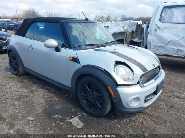 2014 MINI CONVERTIBLE WMWZN3C55ET861050