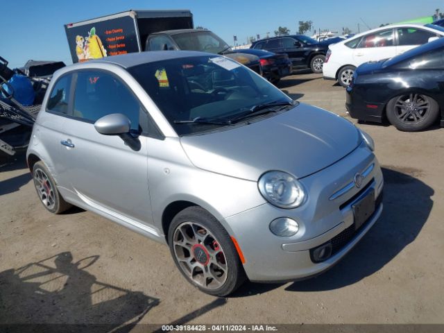 2012 FIAT 500 3C3CFFBR6CT381309