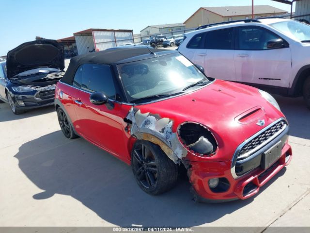 2016 MINI CONVERTIBLE WMWWG9C56G3A91933