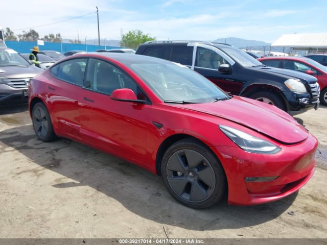 2022 TESLA MODEL 3 5YJ3E1EB6NF313514