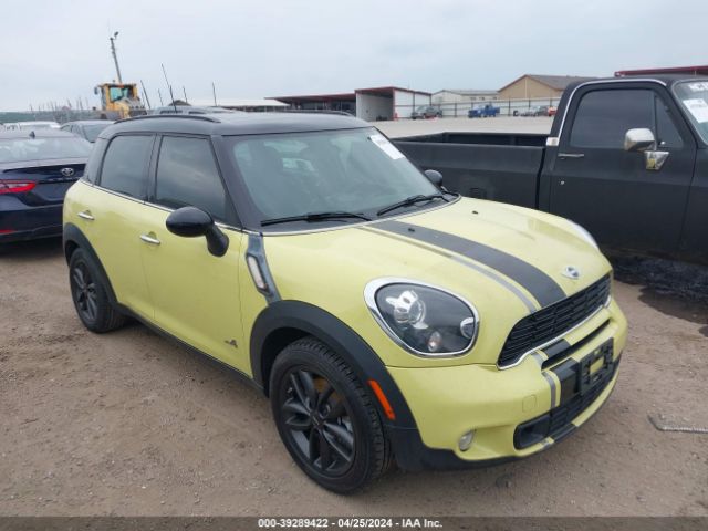 2012 MINI COOPER S COUNTRYMAN WMWZC5C51CWL63456