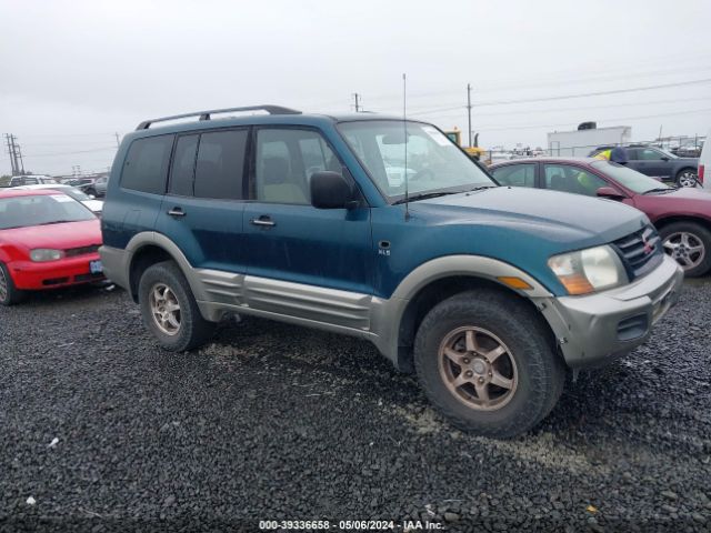 2001 MITSUBISHI MONTERO JA4MW31R11J033450