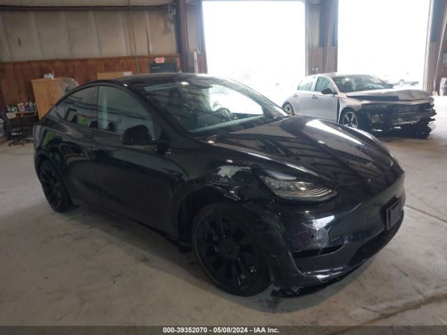 2022 TESLA MODEL Y 7SAYGAEE8NF378345