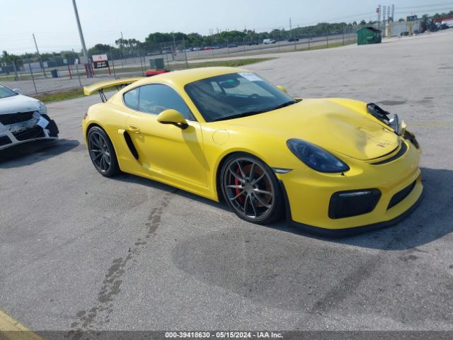 2016 PORSCHE CAYMAN WP0AC2A85GK197886