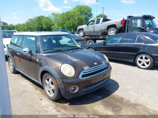 2008 MINI COOPER CLUBMAN WMWML33528TN67920