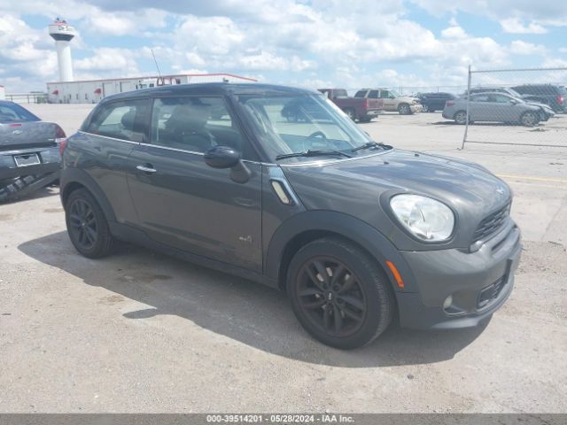 2013 MINI PACEMAN WMWSS7C53DWN52207