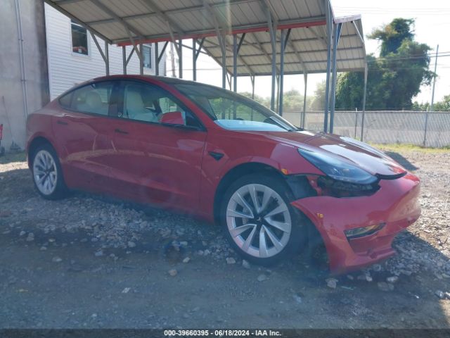 2022 TESLA MODEL 3 5YJ3E1EA6NF342454