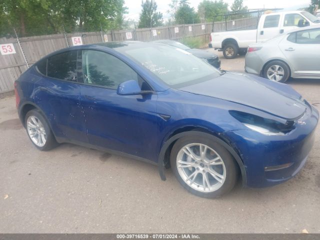 2022 TESLA MODEL Y 7SAYGDEE0NF308520