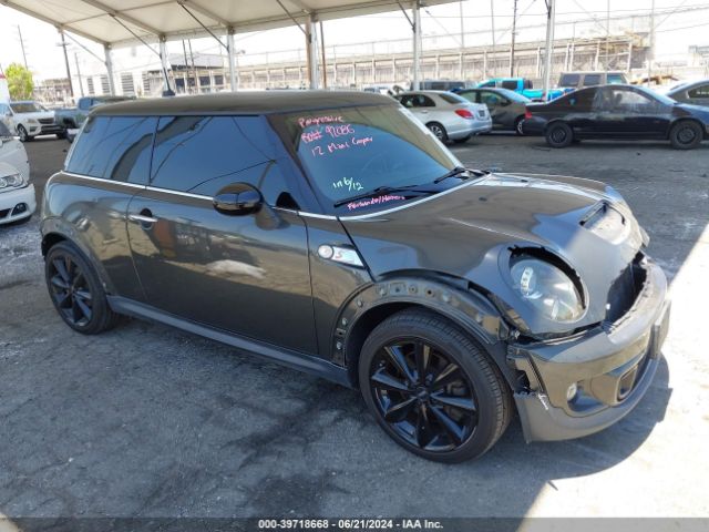 2012 MINI COOPER S WMWSV3C58CTY19129