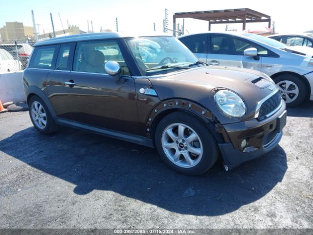 2009 MINI COOPER S CLUBMAN WMWMM33519TP91341