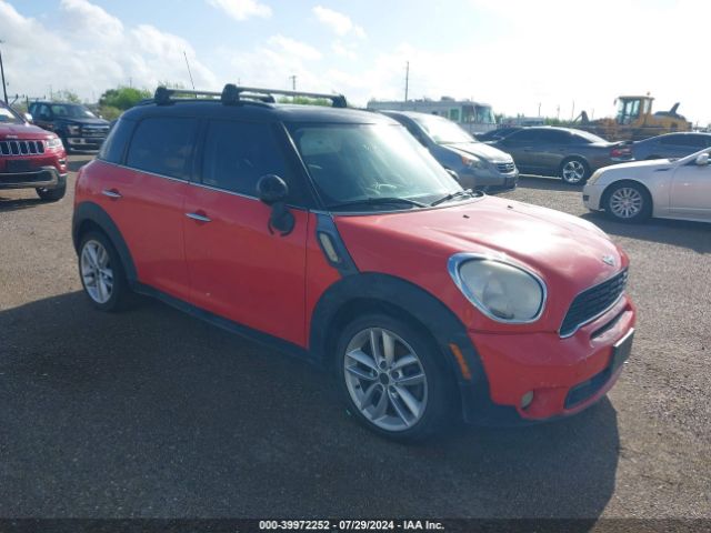 2012 MINI COOPER S COUNTRYMAN WMWZC3C59CWL86472