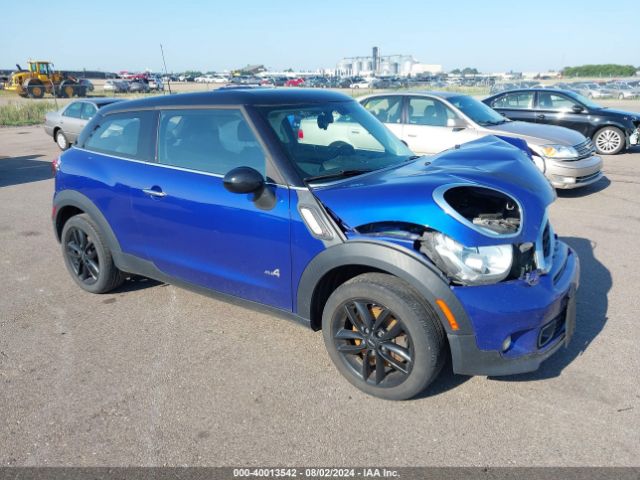 2013 MINI PACEMAN WMWSS7C58DWN52056