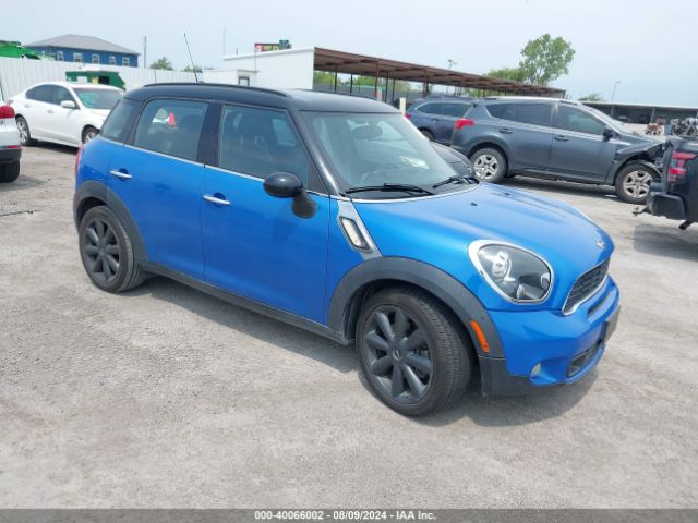 2012 MINI COOPER S COUNTRYMAN WMWZC3C52CWL86412