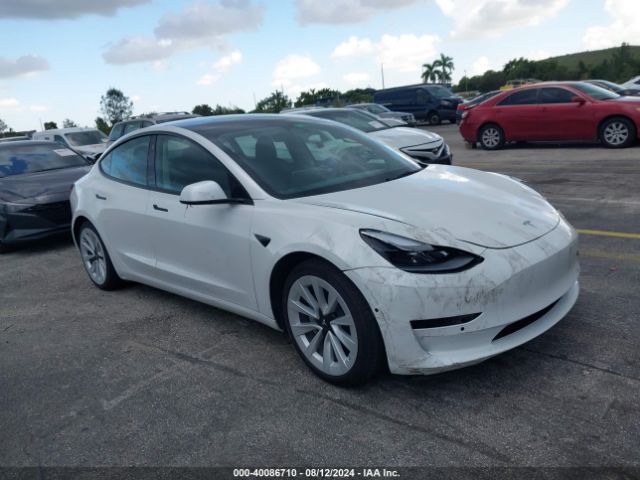 2022 TESLA MODEL 3 5YJ3E1EA8NF330466