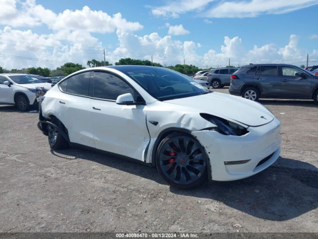 2022 TESLA MODEL Y 7SAYGDEFXNF505686
