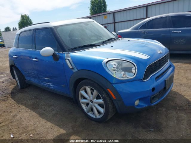 2011 MINI COOPER S COUNTRYMAN WMWZC5C54BW899932