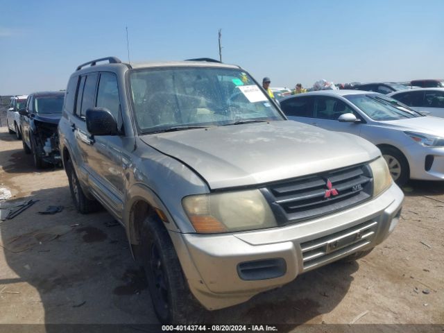 2001 MITSUBISHI MONTERO JA4MW31R91J030697