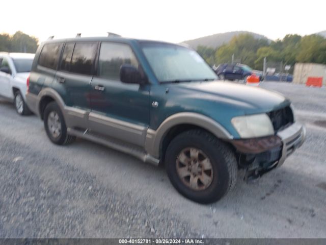2003 MITSUBISHI MONTERO JA4NW31S83J034217