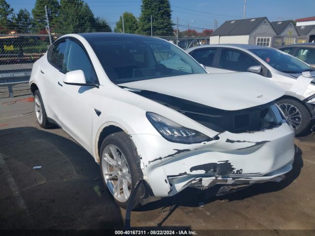 2022 TESLA MODEL Y 7SAYGDEE4NF380482