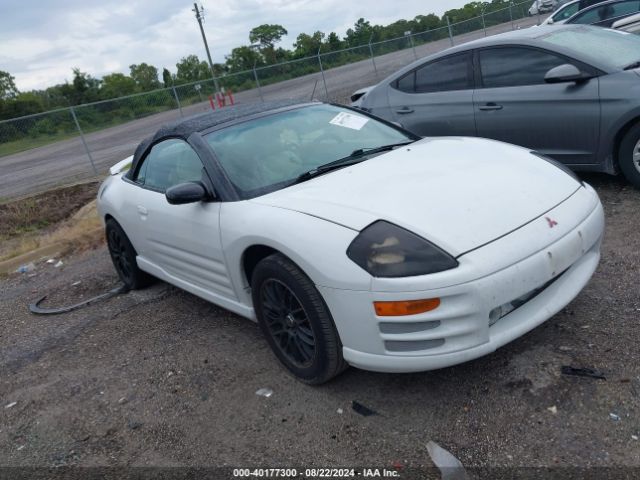 2001 MITSUBISHI ECLIPSE SPYDER 4A3AE55H81E002226