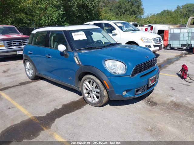 2012 MINI COOPER S COUNTRYMAN WMWZC5C55CWL60947