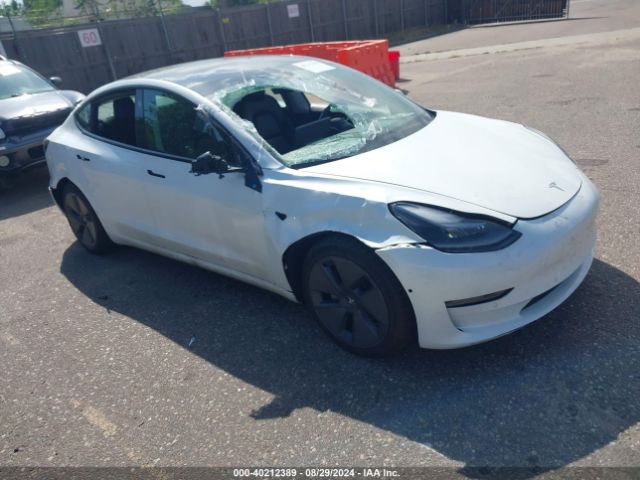 2022 TESLA MODEL 3 5YJ3E1EA4NF155164