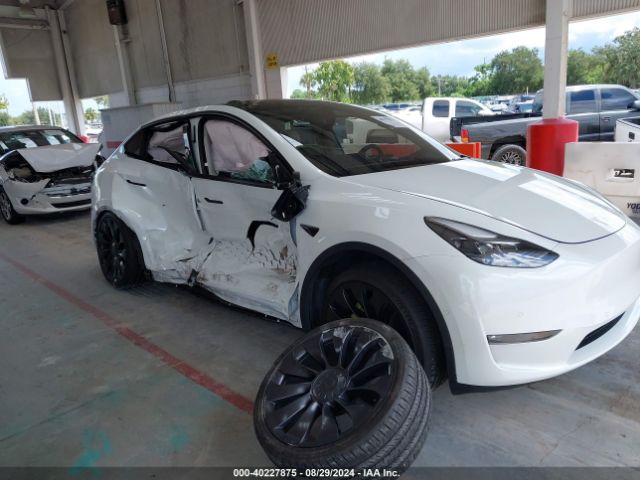 2022 TESLA MODEL Y 7SAYGDEF4NF456484