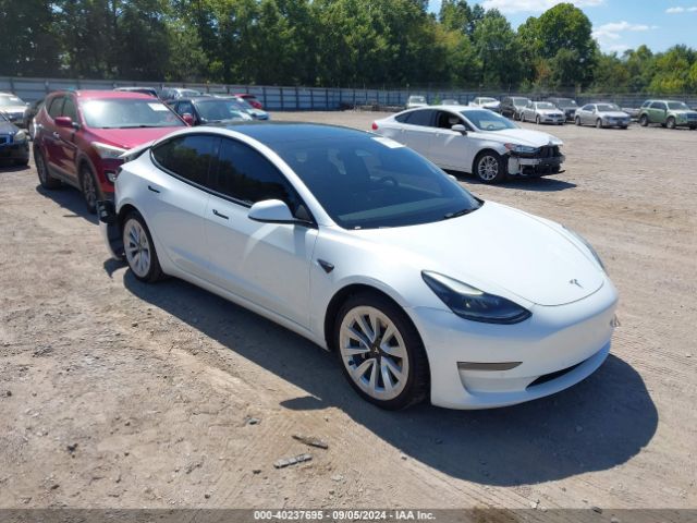 2022 TESLA MODEL 3 5YJ3E1EB0NF186548