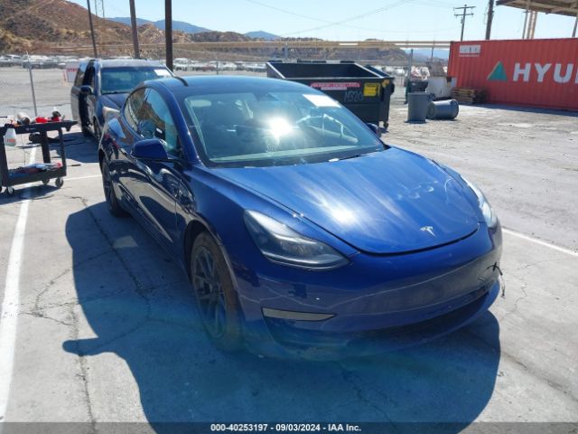 2022 TESLA MODEL 3 5YJ3E1EB2NF267194