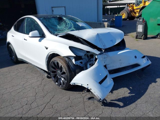 2022 TESLA MODEL Y 7SAYGDEF3NF448912