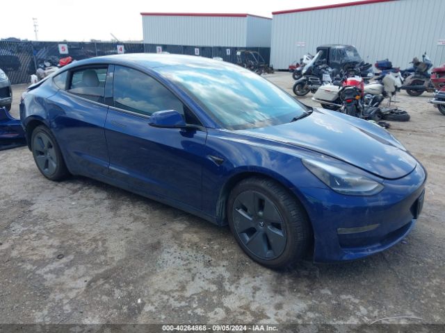 2022 TESLA MODEL 3 5YJ3E1EBXNF182068