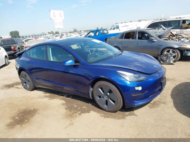 2022 TESLA MODEL 3 5YJ3E1EA2NF318717