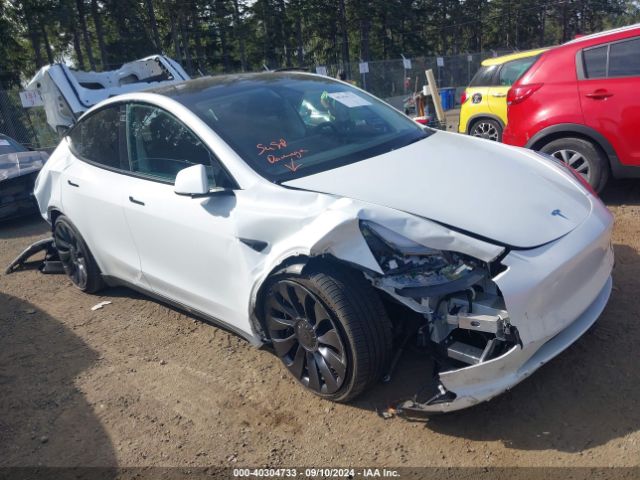 2022 TESLA MODEL Y 7SAYGDEF8NF552926