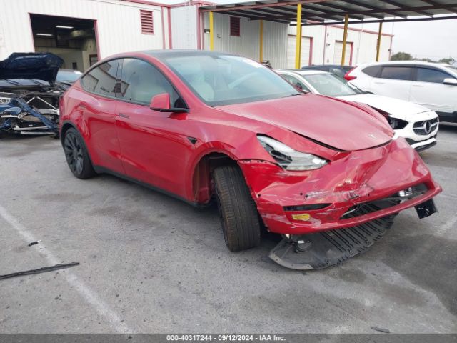 2022 TESLA MODEL Y 7SAYGDEF5NF487808