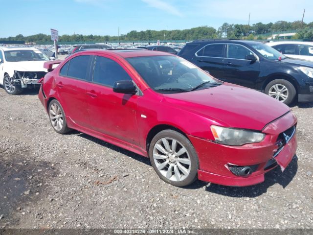 2008 MITSUBISHI LANCER JA3AU86UX8U027596