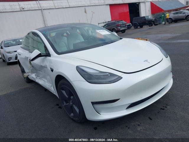 2022 TESLA MODEL 3 5YJ3E1EB9NF348208