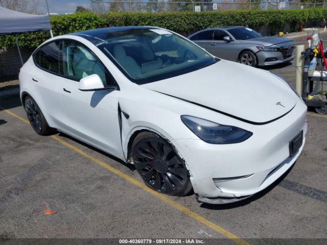 2022 TESLA MODEL Y 7SAYGDEF5NF492152