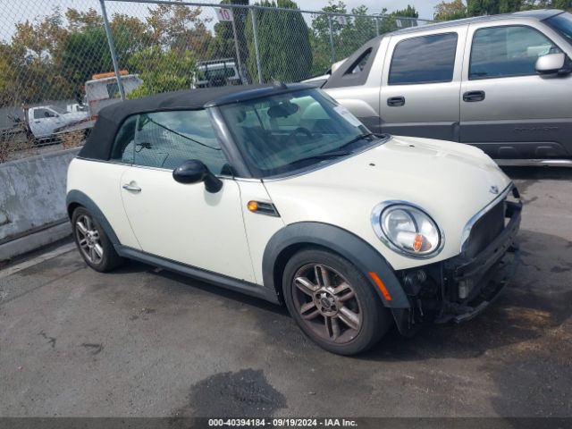 2013 MINI CONVERTIBLE WMWZN3C55DT568361