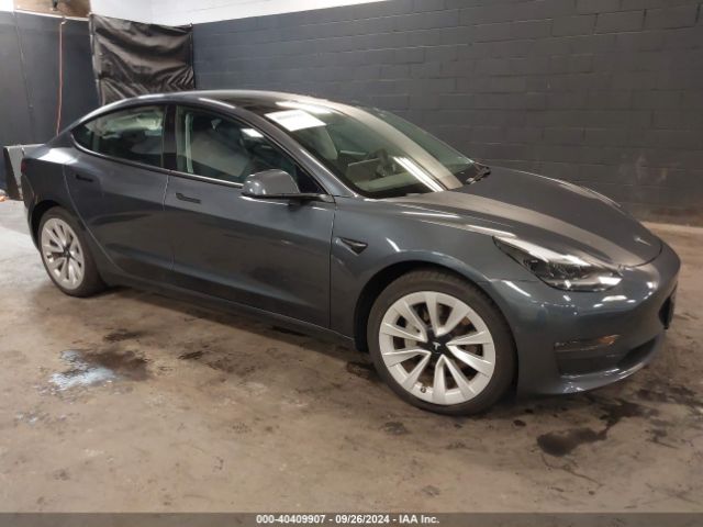 2022 TESLA MODEL 3 5YJ3E1EB9NF272604