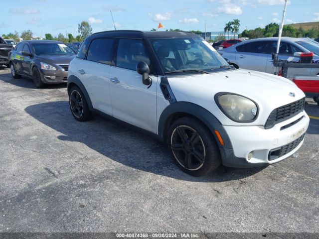 2011 MINI COOPER S COUNTRYMAN WMWZC3C57BWH98133