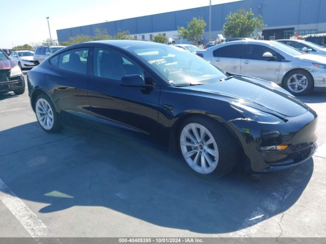2022 TESLA MODEL 3 5YJ3E1EB4NF189789