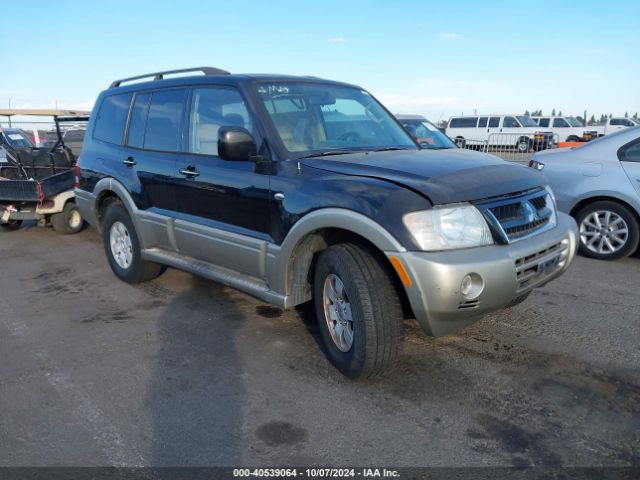 2003 MITSUBISHI MONTERO JA4NW51S53J032100