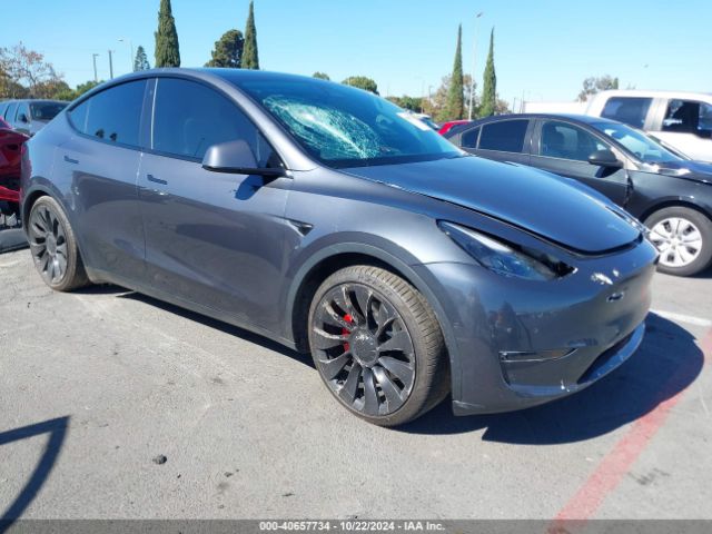 2022 TESLA MODEL Y 7SAYGDEF8NF398556
