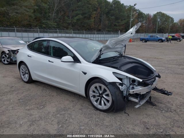 2022 TESLA MODEL 3 5YJ3E1EA3NF302753