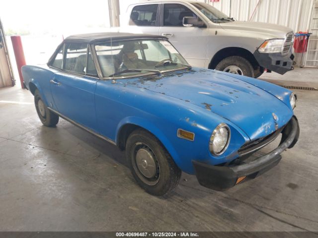 1977 FIAT 124 SPIDER 124CS10113987    